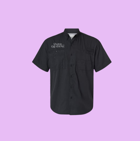 Camisa Paragón de botones manga corta